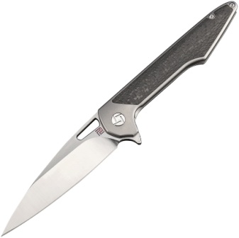 Artisan Archaeo Framelock Pocket Knife Gray M390 - ATZ1821GGYM